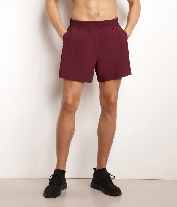 DIM Men's sports shorts in breathable Bordeaux fabric Dim Move