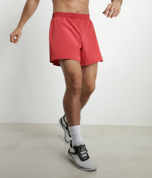 DIM Men's sports shorts in breathable fabric Dim Move Red
