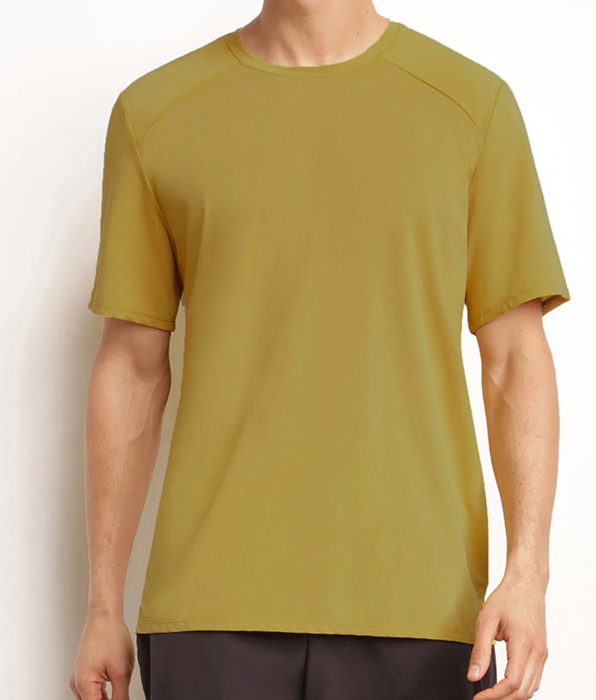 DIM Men's sports T-shirt in breathable Olive Dim Move fabric