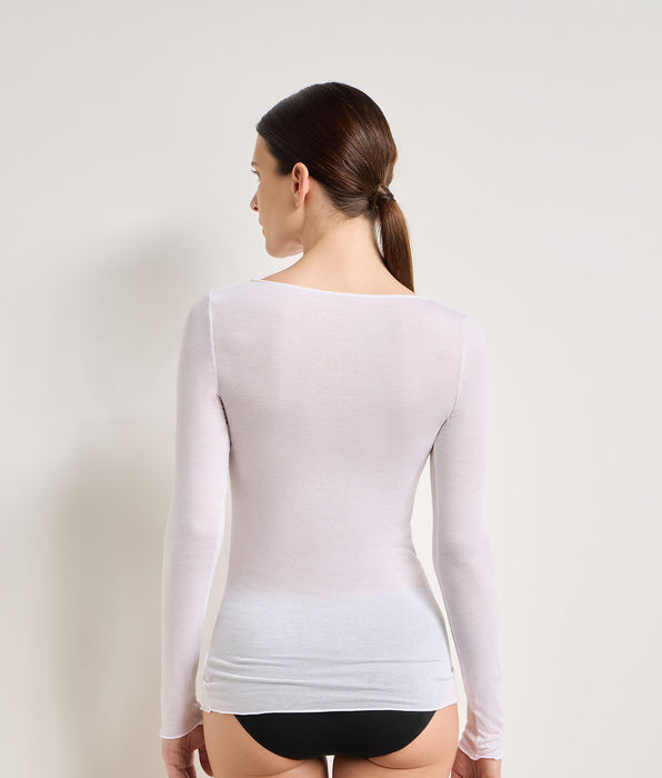 DIM Thermal Light white crew-neck T-shirt