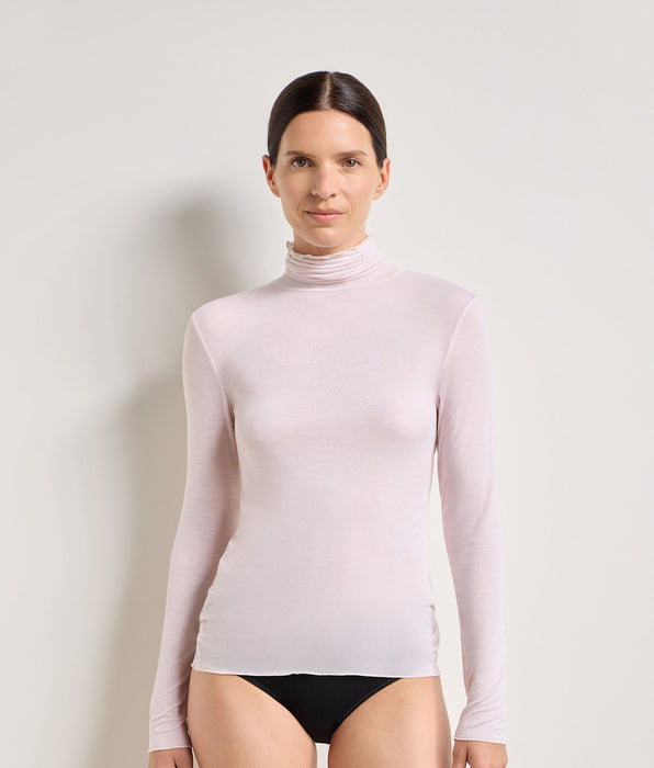 DIM Thermal Light Soft Pink Crew Neck T-shirt