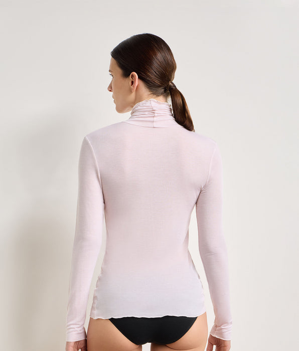 DIM Thermal Light Soft Pink Crew Neck T-shirt