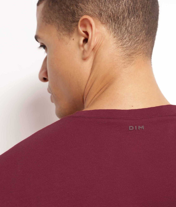 DIM Men's thermoregulating sports T-shirt in Dim Move Bordeaux jersey