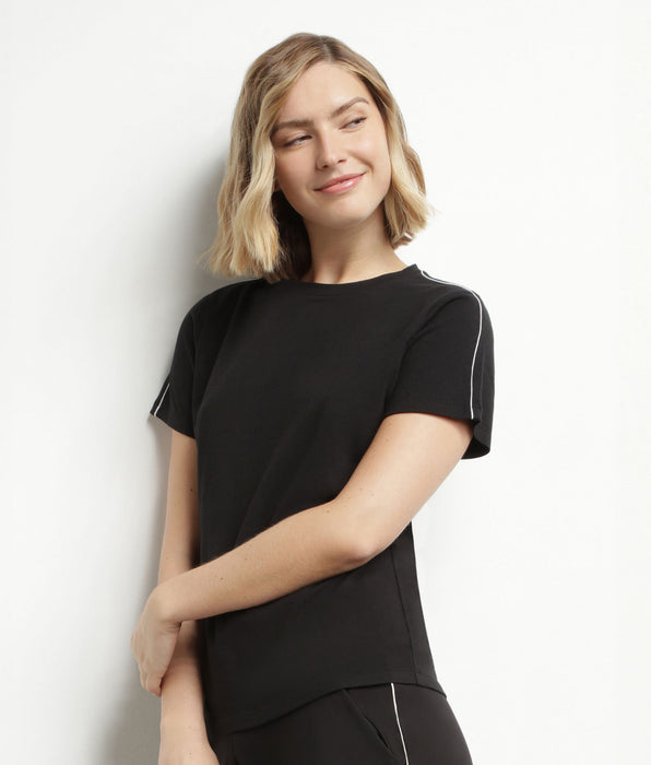 DIM Women's thermoregulating jersey sports T-shirt Black Dim Move