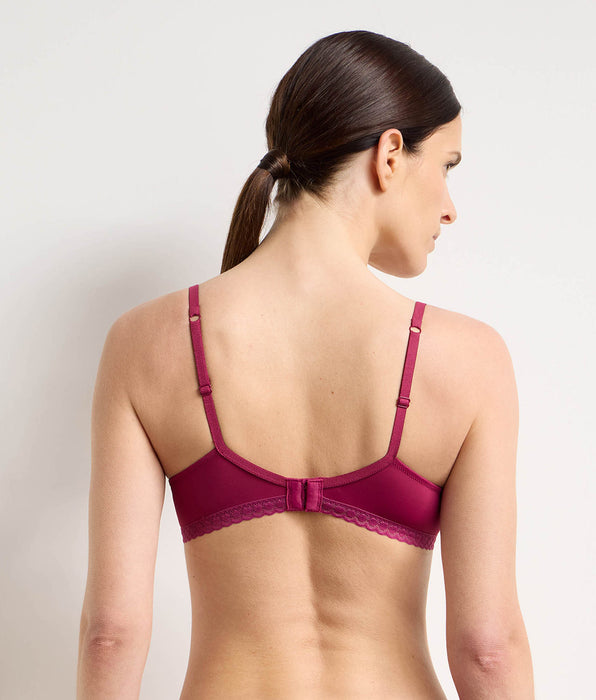 DIM Intense raspberry padded balconette bra Daily Micro