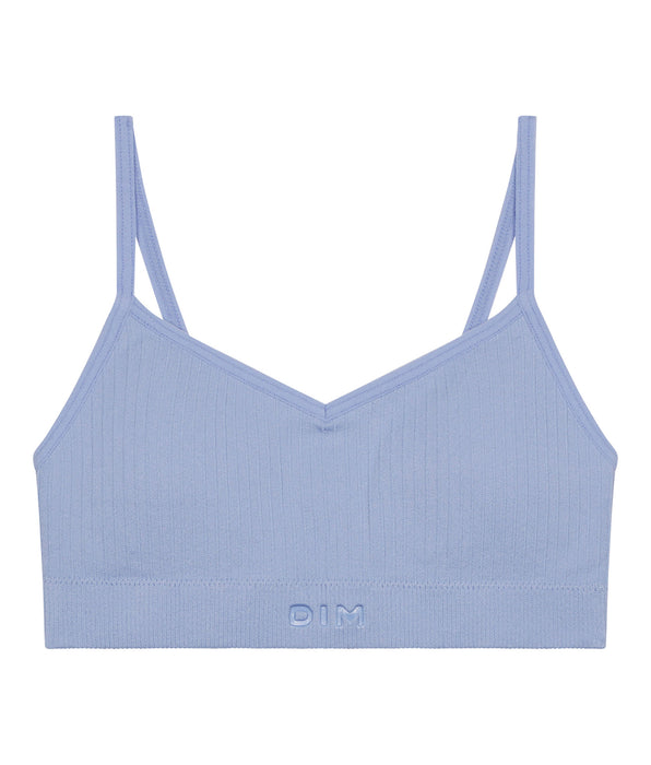 DIM Seamless girl's bra with removable microfiber foam Blue Dim