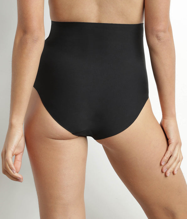 DIM Seamless High-Waist Sculpting Effect Briefs for Women in Black – Dim Silhouette Invisible