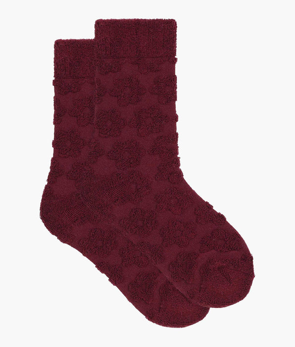 DIM Women's fig terry socks with flowers Dim Mode