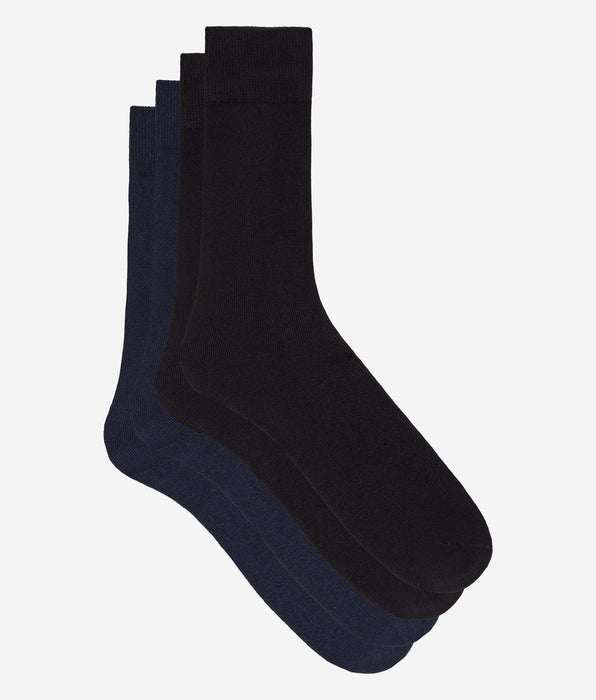 DIM Pack of 2 men’s Thermo deep blue cotton socks