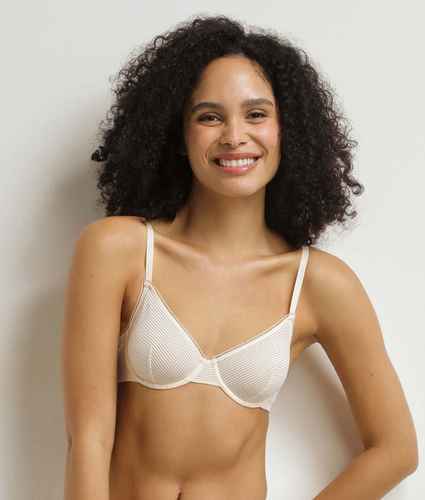 DIM Beige corbeille bra Dim x Inès de La Fressange