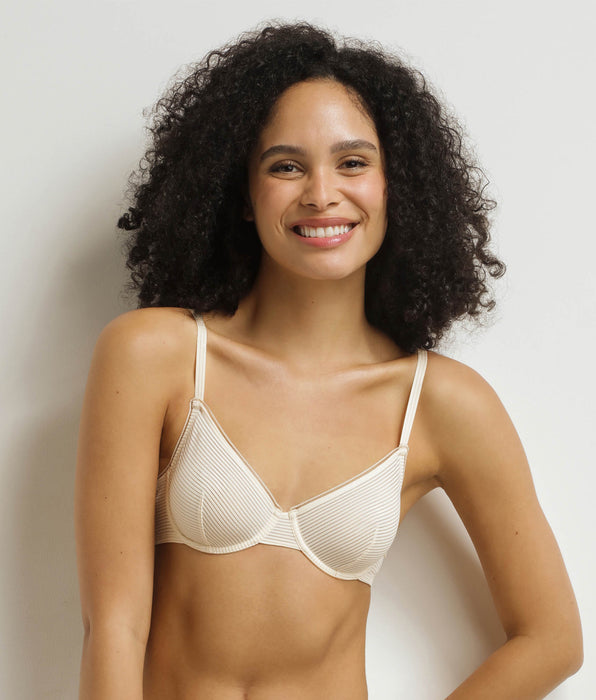 DIM Beige corbeille bra Dim x Ines de La Fressange