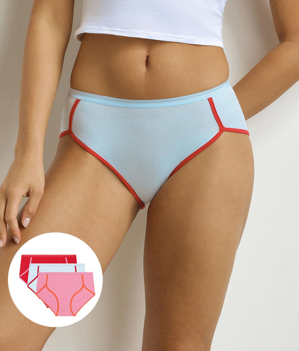 DIM Pack of 3 Dim x Inès de La Fressange women's boxer shorts