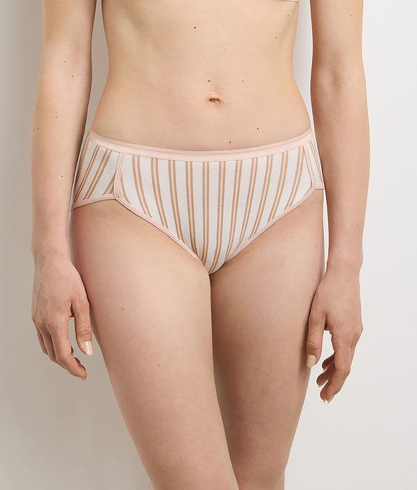 DIM Pack of 3 petal blue fancy elastic shorties Dim x Ines de la Fressange
