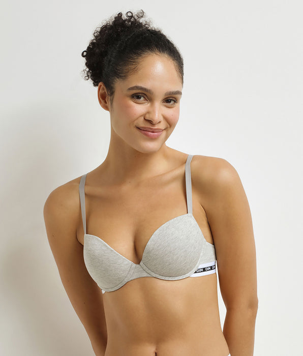 DIM Dim Icons Grey underwired basket bra