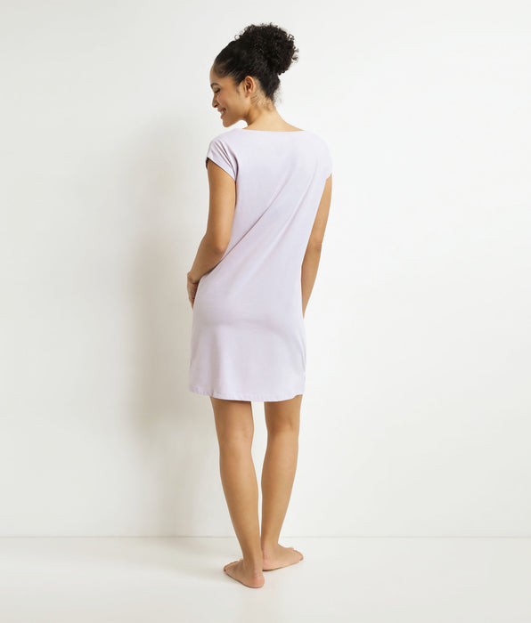 DIM Women's Lilac floral pyjama babydoll Don't Disturb