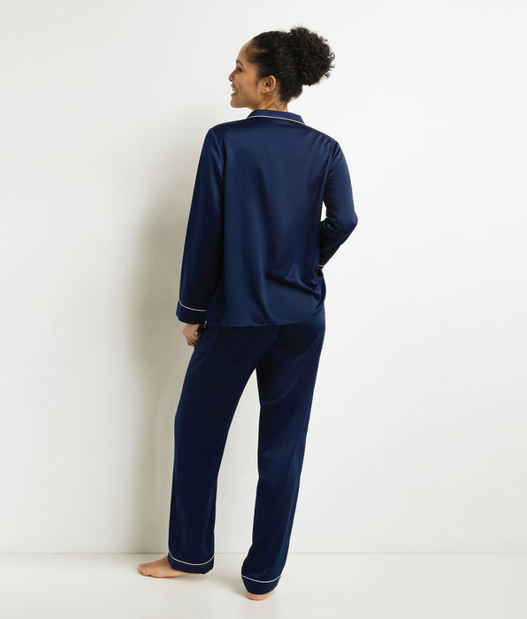 DIM Women's pyjama trouser set Midnight Blue Don't Disturb