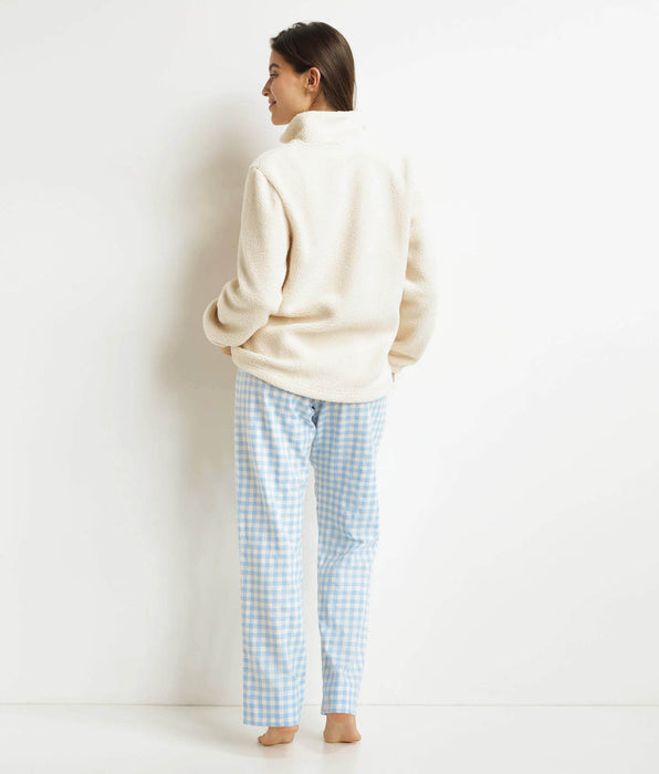DIM Women's pyjama trouser set Blue Grey Dim Warm