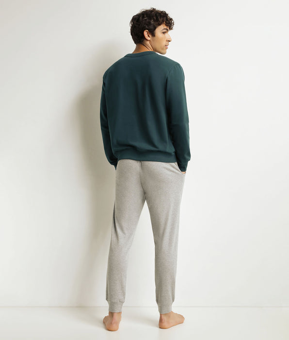 DIM Men's pyjama trouser set Grey Green Dim