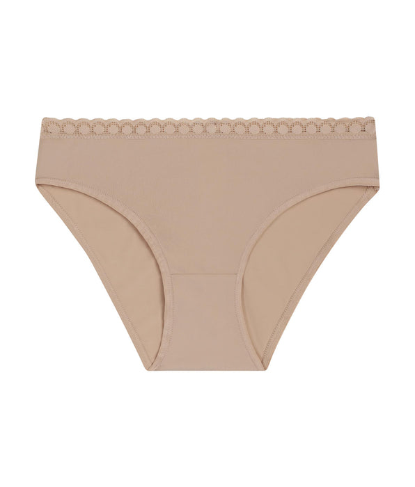 DIM Girls' microfibre and lace knickers Nude Daily