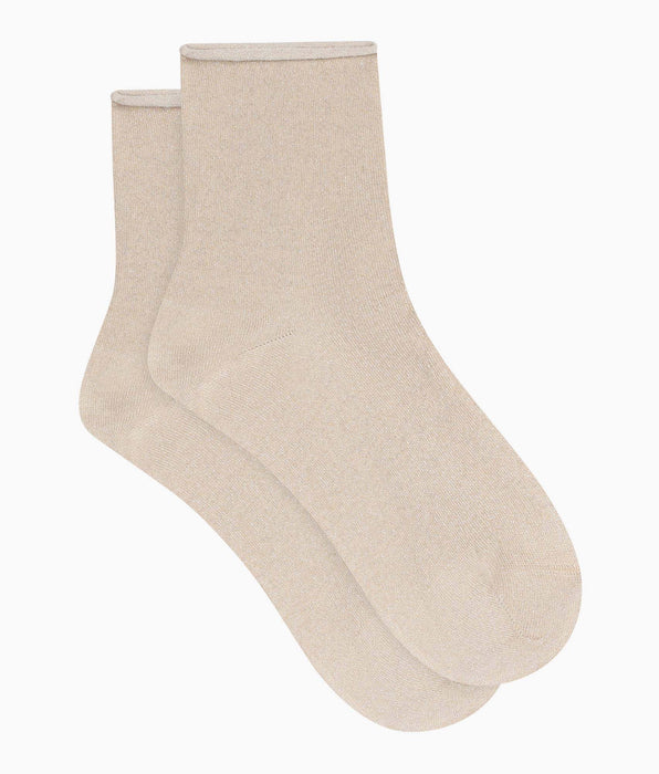 DIM Dim Mode women's lurex socks in Ebony