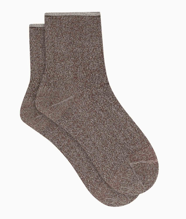 DIM Dim Mode brown lurex women's socks