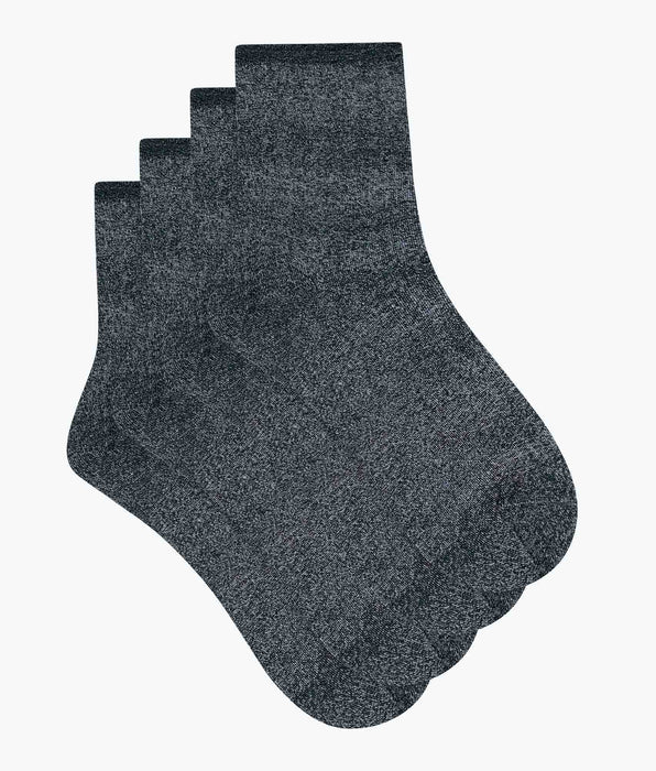 DIM Pack of 2 pairs of Dim Mode black lurex women's socks