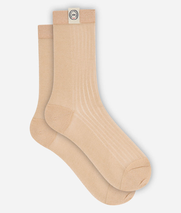 DIM Women’s beige taupe socks Dim x Ines de la Fressange