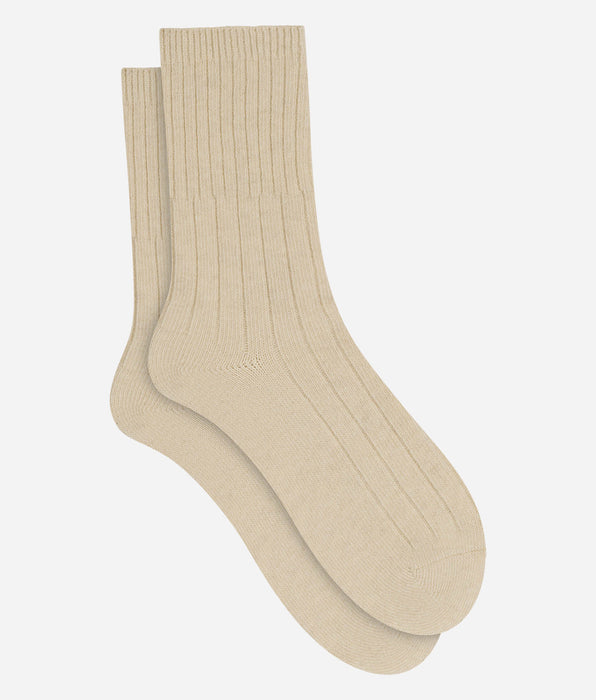 DIM Women's ivory beige socks