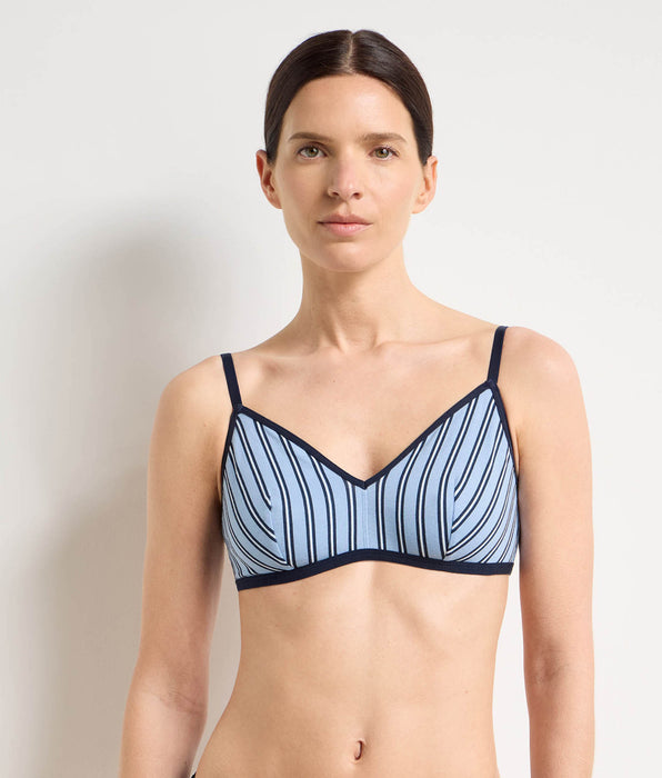 DIM Sky blue wireless bra Dim x Ines de la Fressange
