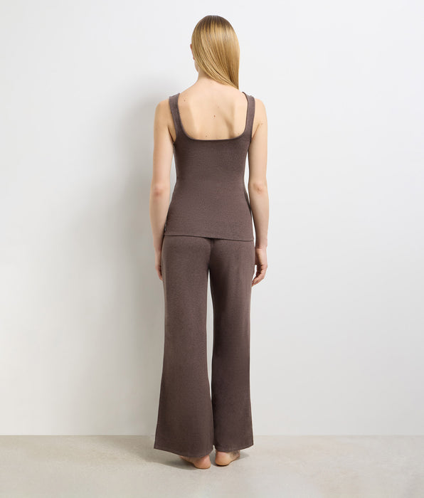 DIM Deep brown fine jersey pyjama set DIM x Ines de la Fressange