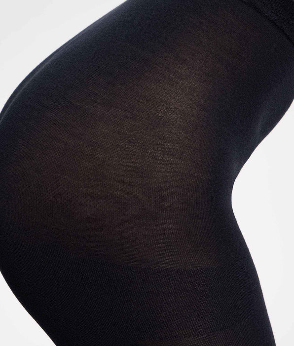 DIM Warm wool-effect black tights 115D Thermo