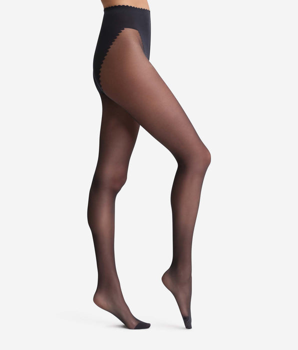 DIM Black Body Touch Ventre Plat 20 tummy-flattening tights
