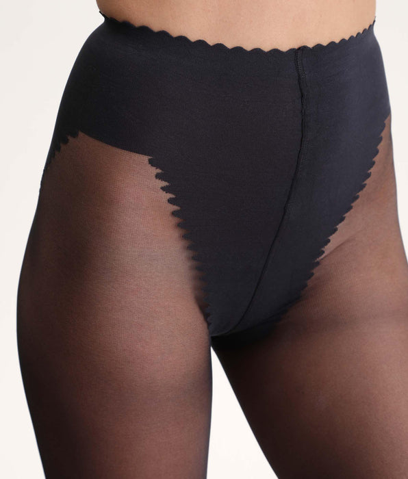 DIM Black Body Touch Ventre Plat 20 tummy-flattening tights