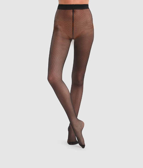 DIM Black DIM Signature 20 fishnet illusion tights