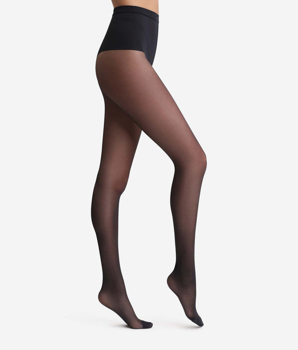 DIM Black Diam’s Ventre Plat 25 tummy-flattening tights