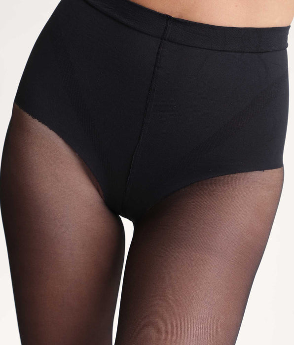 DIM Black Diam’s Ventre Plat 25 tummy-flattening tights