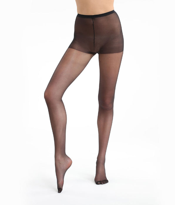 DIM Sublim Voile Brillant 15 sheer shine tights in black