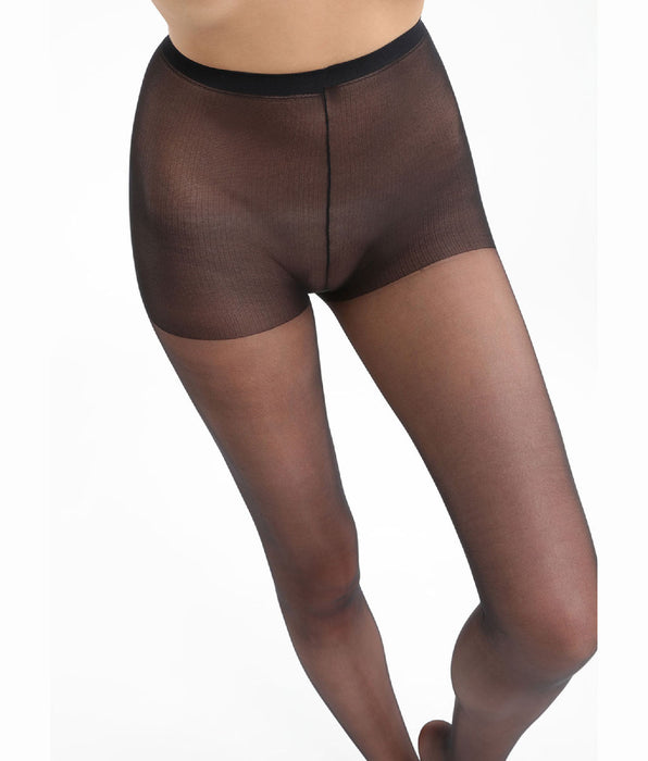DIM Sublim Voile Brillant 15 sheer shine tights in black