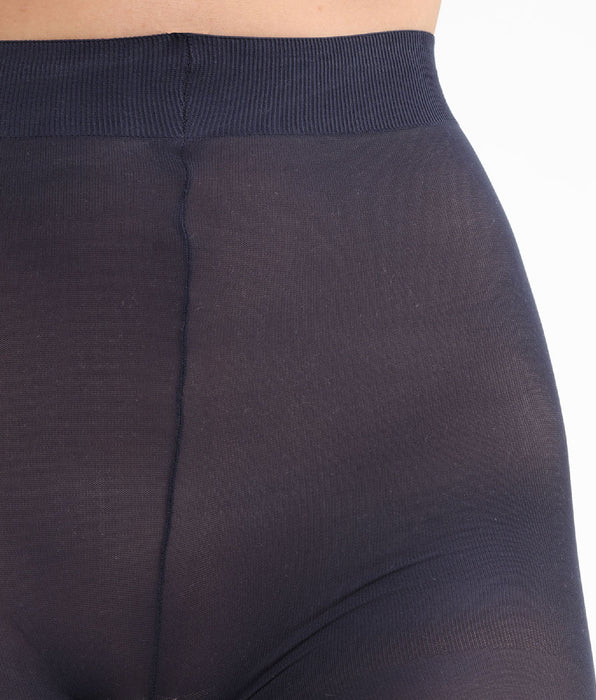 DIM Les Opaques Women's 50D Navy Velvet Opaque Tights