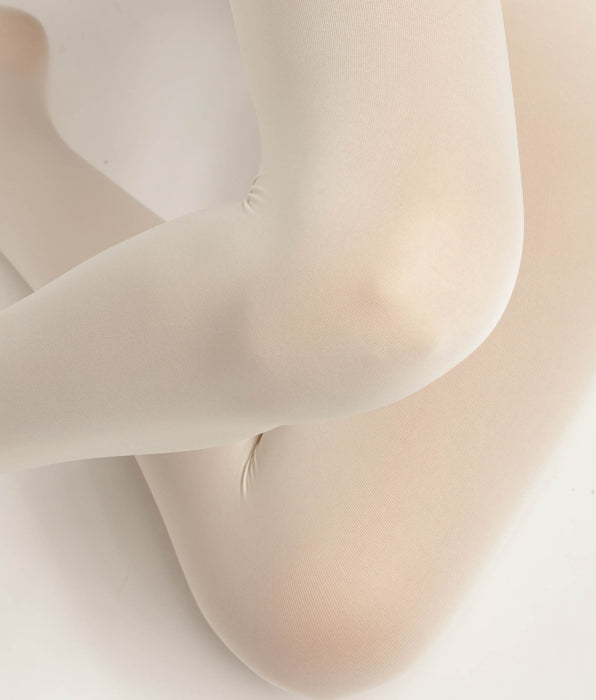 DIM Women's 50D white microfiber tights Dim Opaque Velouté