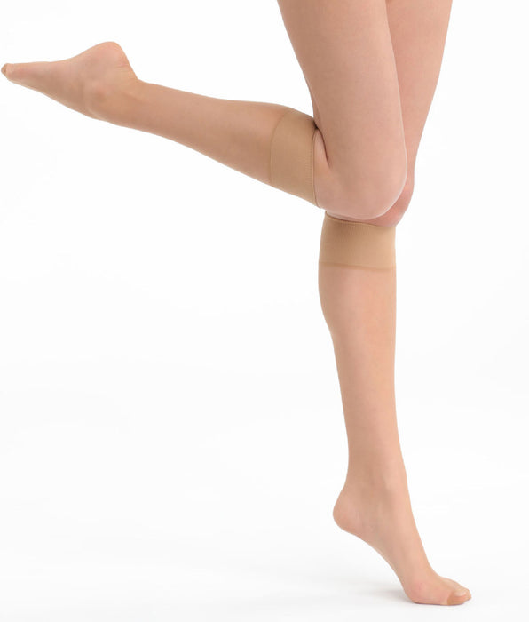 DIM Pack of 2 pairs of Mes Essentiels 15 sheer knee highs in amber