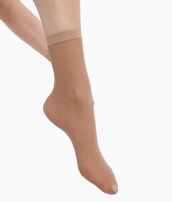 DIM Pack of 4 EcoDIM semi-opaque suede socks 30D