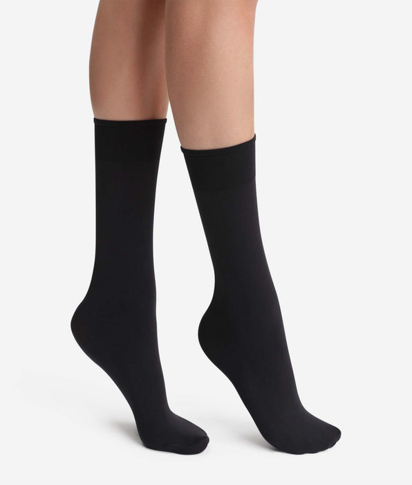 DIM Black Thermo Isole du Froid 54 thermal knee highs