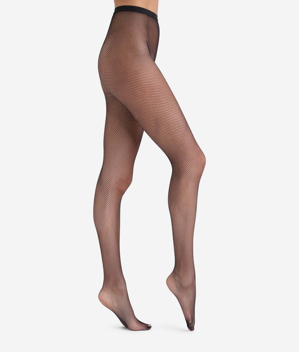 DIM Madame So Fashion 73 fishnet tights in black