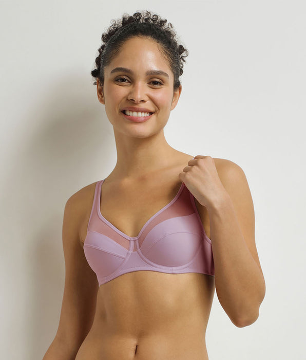 DIM Generous Violet underwired push-up bra