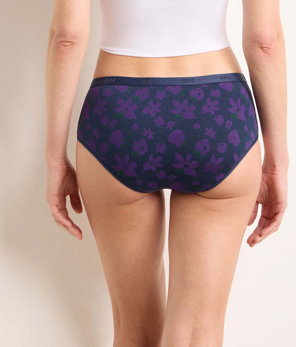 DIM Pack of 3 floral chic shorties Les Pockets Coton