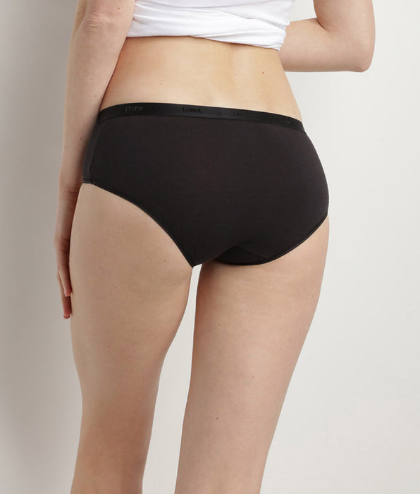 DIM Pack of 5 Les Pockets Ecodim stretch cotton shortys for women