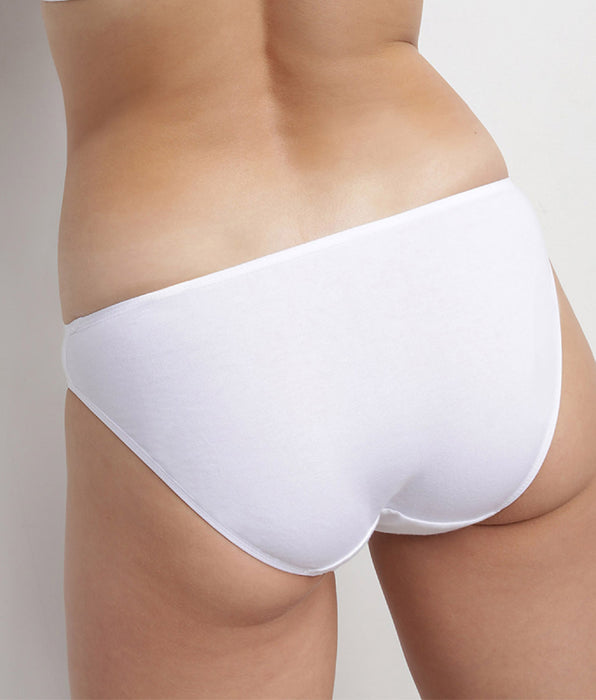 DIM White EcoDIM cotton bikini knickers