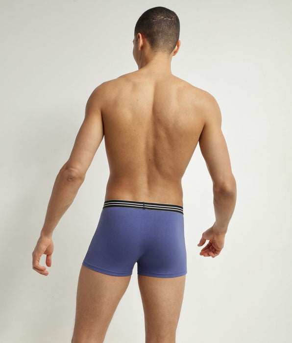 DIM Pack of 2 cotton stretch boxers Blue Turquin EcoDim