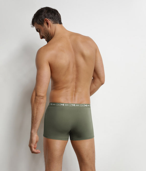 DIM Pack of 3 Jungle Pop men's boxer shorts in Dim Stretch Cotton